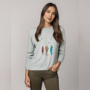 Selena Gomez Only Murders In The Building Gray Graphic Sweatshirt